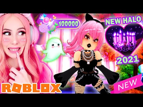 Reacting To *BRAND NEW* Goth Lolita Set + NEW Accessories + NEW HALO... Royalloween 2021 Royale High