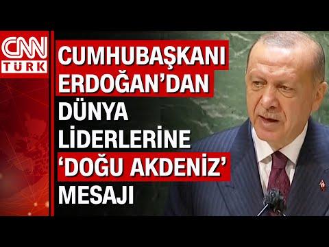 Cumhurbaşkanı Erdoğan'dan BM Genel Kurulu'nda dünya liderlerine net 'KKTC' ve 'göç' mesajı!