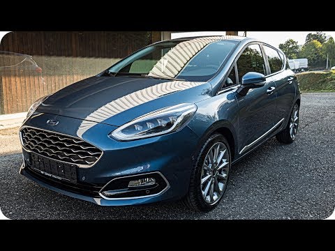 2019 Ford Fiesta Vignale LED Light Chroma Blue 4K