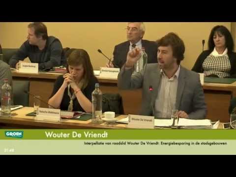 Wouter De Vriendt (Groen) - Energiegebruik in Oostendse openbare gebouwen moet omlaag