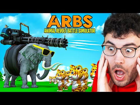 VERRÜCKTER ELEFANT vs. PRO TIGER in ARBS (Animal Revolt Battle Simulator)