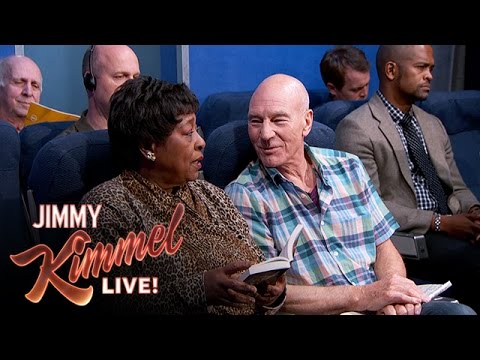 The Most Annoying People on the Plane starring Sir Patrick Stewart