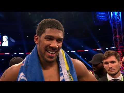 POST FIGHT: Anthony Joshua says he wants to fight Deontay Wilder next