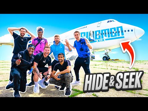 SIDEMEN HIDE AND SEEK ON A JUMBO JET