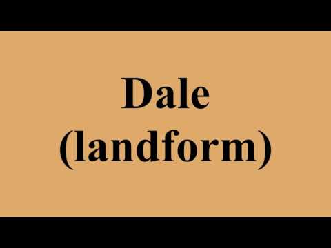 Dale (landform)