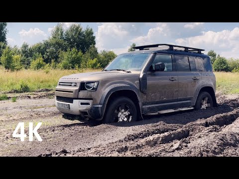 Defender with bad tires stuck in the mud!? Or maybe not!? // Watch till the end!!!