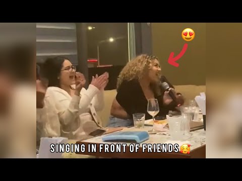 Singing In Front Of Friends Priceless Reaction😍🥰 (Compilation)