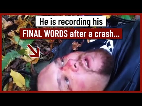 He recorded his final words before...