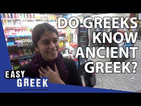 Do Modern Greeks Know Ancient Greek? | Easy Greek 12