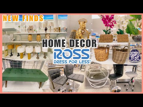 ROSS DRESS FOR LESS NEW FINDS‼️HOME DECOR🔸 FURNITURE🔸LAMPSHADES🔸BASKETS❤️ SHOP WITH ME JAN 2021💟