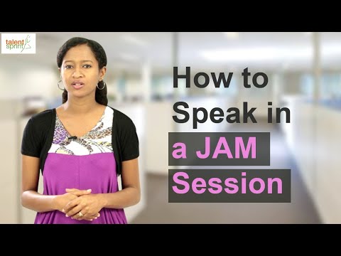 How to Speak in a JAM Session