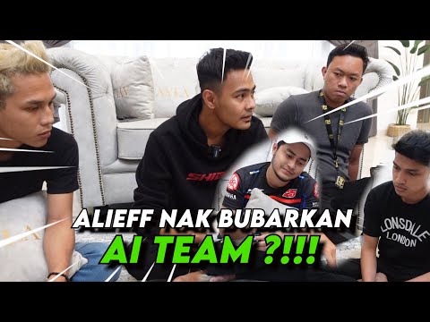 ALIEFF NAK BUBARKAN AI TEAM !!! PRANK SEMUA NAK BERHENTI JADI YOUTUBER...