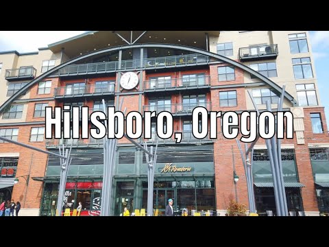 Hillsboro, Oregon (Orenco Station, Downtown) 4K Walking Tour Binaural Audio