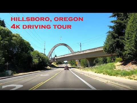 Hillsboro, Oregon | 4k Driving Tour