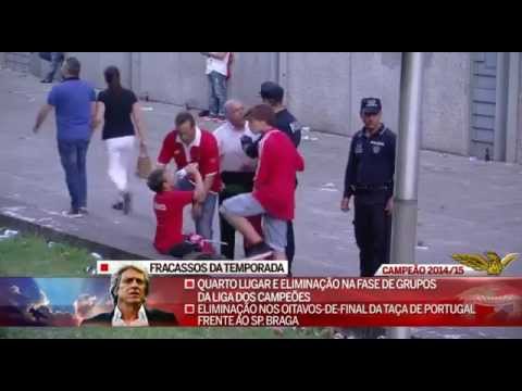 CMTV - Detenção violenta em Guimarães após Benfica vs. V. Guimarães - 2015