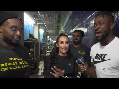 Kofi Kingston & Carmella back the New England Patriots in The Big Game