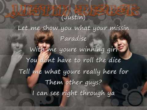 justin bieber ft sean kingston enie mine +lyrics