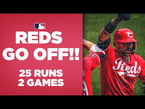 RED HOT! Reds go off for 25 runs in 2 games as they tee off on Pirates