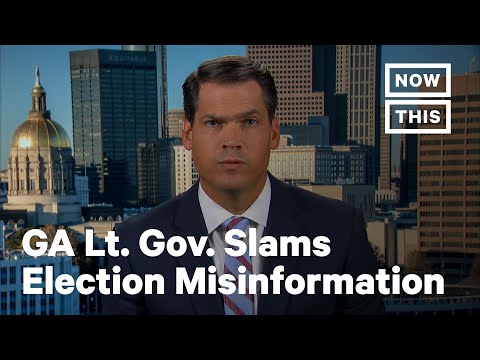 GA Lt. Gov. Calls Out Trump for Continuing to Spread Misinformation | NowThis