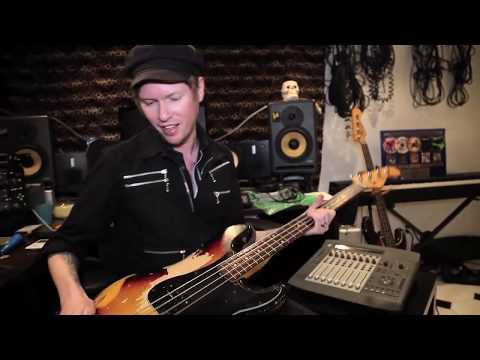 SUM 41: CONE SHOWS HIS BASS GUITARS