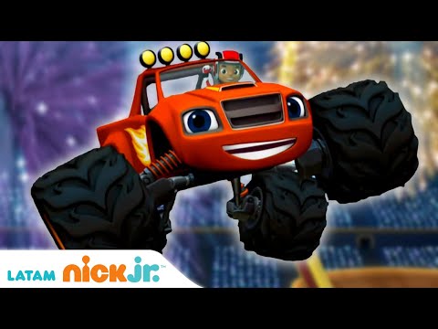 Blaze and the Monster Machines | Aprendiendo con Blaze - parte 2 🎓  | Nick Jr.