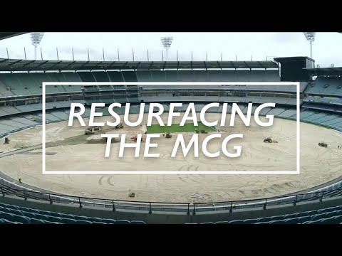 Resurfacing the MCG | Time lapse