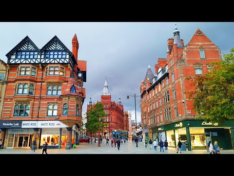 🇬🇧 Walking in NOTTINGHAM 4K, England