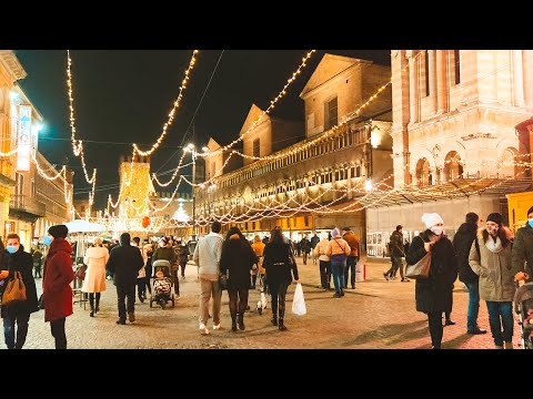 Fabulous Ferrara Italy  - 4k Virtual Walking Tour around the City - Travel Guide. #71