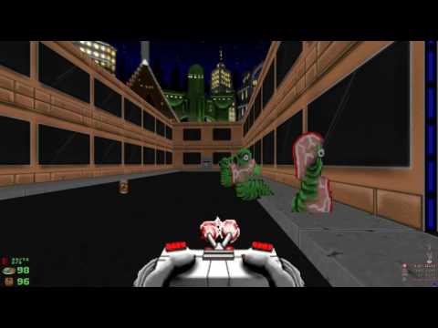 Chex Quest 3 - E2M4 City Streets - All Secrets - 1080p 60fps Uncommented