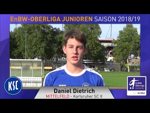 EnBW-Oberliga B-Junioren - Karlsruher SC II - Daniel Dietrich