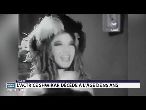 Egypte: décès de l´actrice Shwikar à l´âge de 85 ans