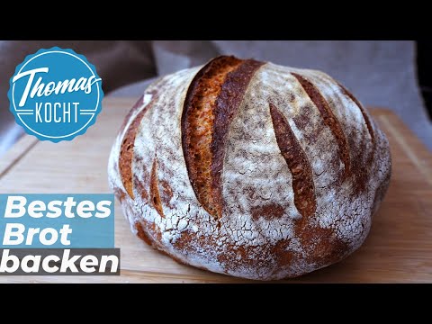 Das beste Brot mit 15 Minuten Arbeit, 8 Stunden Schlaf und 50 Minuten backen