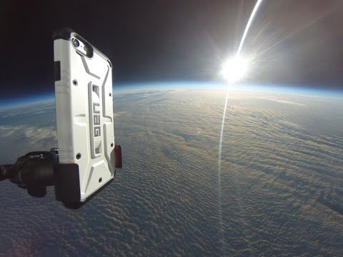 iPhone 6 in Space! HD balloon flight to 101,000 Feet by UAG