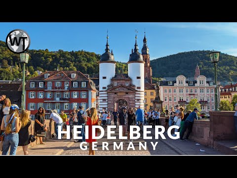 Heidelberg Historic Town- 🇩🇪 Germany - 4K Walking Tour