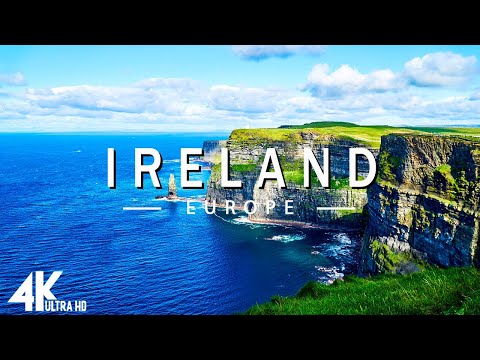 FLYING OVER IRELAND (4K UHD) - Relaxing Music Along With Beautiful Nature Videos - 4K Video Ultra HD