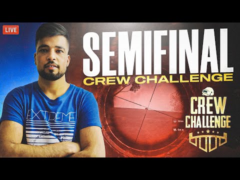 CREW CHALLENGE SEMI FINAL DAY 1 PUBG MOBILE LIVE STREAM FM RADIO GAMING