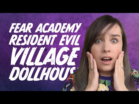 Resident Evil Village Dollhouse: Scaredy Cat Ellen vs DOLLS 🎃 ELLEN'S FEAR ACADEMY | Hallowstream IV