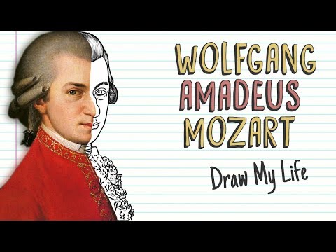 WOLFGANG AMADEUS MOZART | Draw My Life