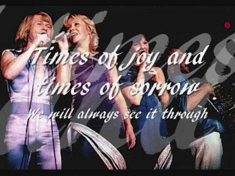 ABBA - The Way Old Friends Do with Lyrics