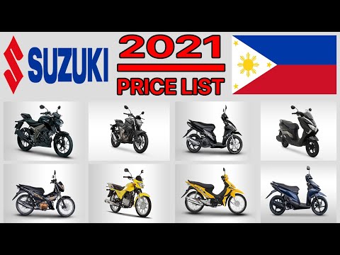 SUZUKI MOTORCYCLE PRICE LIST IN PHILIPPINES 2021