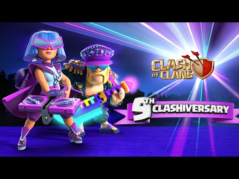 It's PARTY TIME! Clash of Clans 9th Anniversary