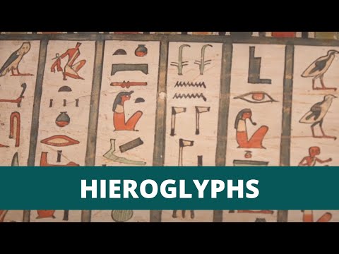 Ancient Egypt: Hieroglyphs and writing systems