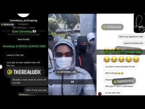 Digga D Leaked Instagram DM’s With #ActiveGxng Suspect & 2Smokeyy