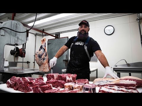 How to Butcher a Cow. | ENTIRE BREAKDOWN | by The Bearded Butchers!