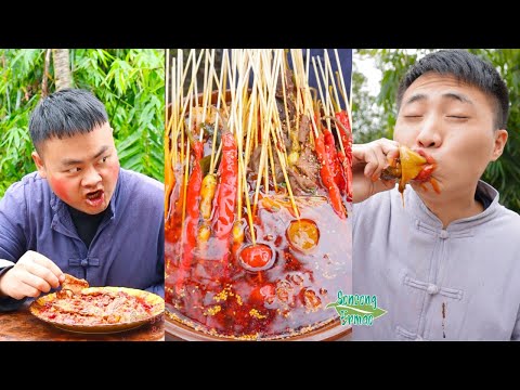 How Does It Feel Eating Electric Eel? Spicy Food Challenge || Funny Mukbang || Songsong and Ermao