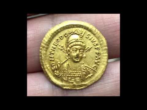 1,600-Year-Old Gold Coin of Emperor Theodosius II Discovered by Students in Israel