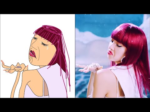 KPOP DRAWING MEME #88 | BLACKPINK - HOW YOU LIKE THAT | Tess Fun