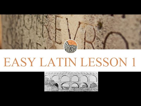 Easy Latin Lesson #1 | Learn Latin Fast with Easy Lessons | Latin Lessons for Beginners | Latin 101