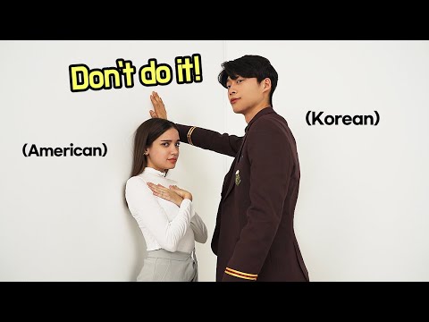 Things that you should NEVER do when you date an American (Korean teen and American reaction)