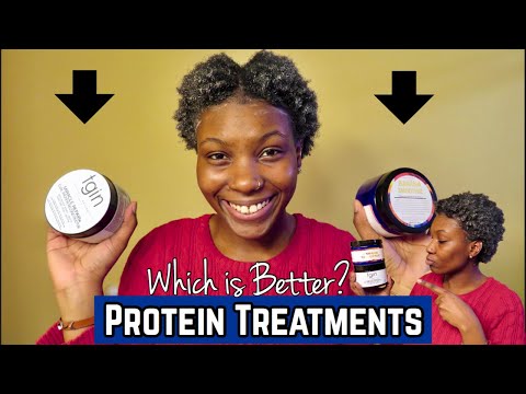 Comparing Protein Treatments | TGIN Reconstructor  vs. Curly Temple Banana Smoothie |